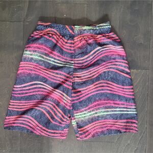 Under Armour Atomic Wave Stripe Trunks Size Medium Orange Fluorescent Yellow